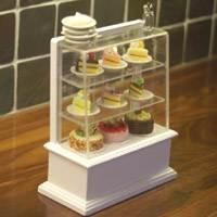 Miniature Stocked Cake Display Counter