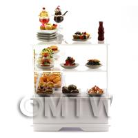the side of Dolls House Miniature Dessert Counter