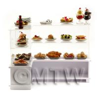 the rear of Dolls House Miniature Dessert Counter
