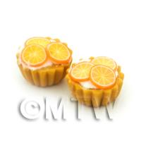 1/12th scale - Dolls House Miniature Crystalised Orange Tart