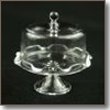 Glass Cake / Cheese Stand Dolls House Miniatures (C)  