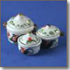 16mm Cockerel Bowls Dolls house miniatures (3542)  