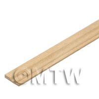 Dolls House Miniature 9mm Wood Skirting Board (Style 1)