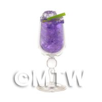 Miniature Purple Stardust Cocktail In a Handmade Glass 