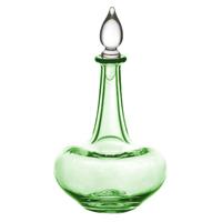 Dolls House Miniature Handmade Green Apothecary Style Glass Flask