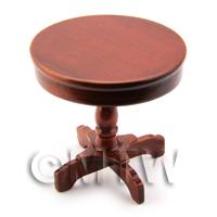 Dolls House Miniature Round Side Table