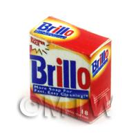 Dolls House Miniature Brillo Cleaning Pads Box