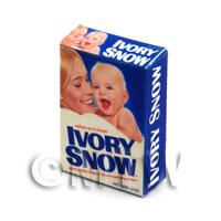 Dolls House Miniature Ivory Snow Washing Powder Box