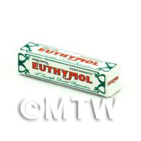 1/12th scale - Dolls House Miniature Euthymol Toothpaste Box