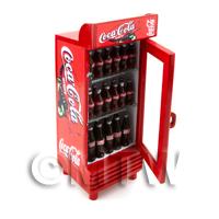 Dolls House Miniature Single Coca Cola Fridge / Cooler