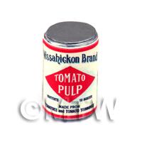 Dolls House Miniature Wassahickon Tomato Pulp Can (1920s)