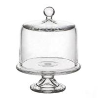 Dolls House Miniature Glass Cake Stand with Rounded Top 