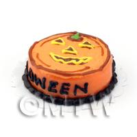 Miniature Novelty Halloween Cake Pumpkin Design 