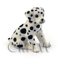Dolls House Miniature Ceramic Dalmation Dog