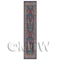 Dolls House Miniature 24cm Red, Yellow And Blue Aztec Runner (HR1)
