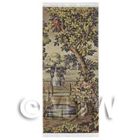 Dolls House Miniature Large Woven Tapestry Country Scene (TAPMR01)