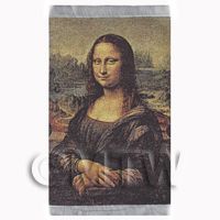 Dolls House Miniature Large Tapestry of Mona Lisa (TAPSR01)