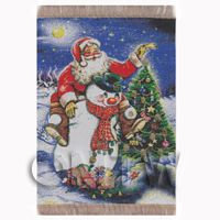 Dolls House Miniature Large Christmas Tapestry (TAPSR08)