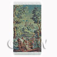 Dolls House Miniature Small Tapestry - Castle (TAPXSR03)