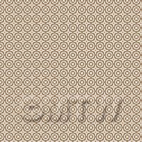 1:48th Pale Chestnut And White Floral Circle Design Tile Sheet