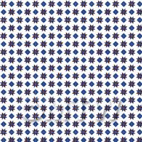 1/12th scale - 1:24th Dark Blue And Maroon Stars And Diamond Design Tile Sheet