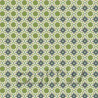 1:24th Yellow, Green And Grey Compass Star Design Tile Sheet
