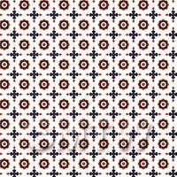 1:24th Dark Red and Navy Blue Target Design Tile Sheet With Grey Grout
