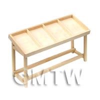 Dolls House Miniature Shop counter - 4 section - flat packed