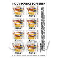 Dolls House Miniature Packaging Sheet of 8 Bounce Boxes