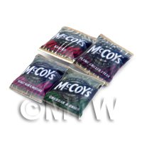 Dolls House Miniature  Packets Of Mixed Flavour McCoys Crisps