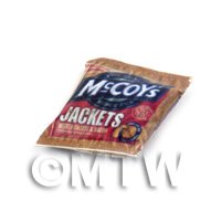 Dolls House Miniature McCoys Jackets Melted Cheese and Bacon  Crisps