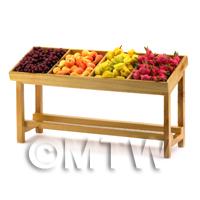 Dolls House Miniature Fully Stocked Exotic Fruit Stall