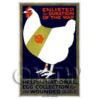 National Egg Collection - Miniature WWI Poster