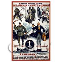 British Empire Union - Miniature WWI Poster