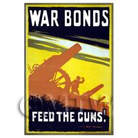 Feed The Guns! - Miniature WWI Poster