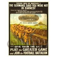 Play The Greater Game! - Miniature WWI Poster
