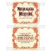 Neuralgia Mixture 2 Part Apothecary Label