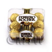Dolls House Miniature Box of 9 Ferrero Rocher in box