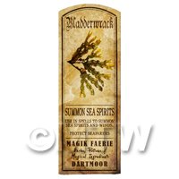 Dolls House Herbalist/Apothecary Bladderwrack Herb Long Colour Label