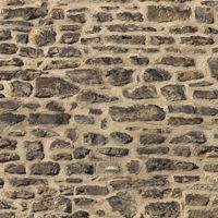 Pack of 5 Dolls House Small Dark Stone Wall Paper Sheets