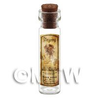 Dolls House Apothecary Bryony Herb Long Sepia Label And Bottle