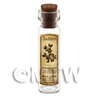 Dolls House Apothecary Buckthorn Herb Long Sepia Label And Bottle