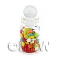 Dolls House Miniature Handmade Boiled Sweets In A Glass Jar