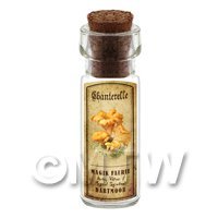 Dolls House Apothecary Chanterelle Fungi Bottle And Colour Label