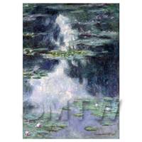 Claude Monet Painting Pond With Water Lilies
