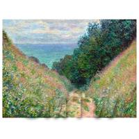Claude Monet Painting Path At La Cavee Pourville
