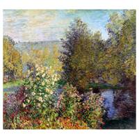 Claude Monet Painting A Corner Of The Garden At Montgeron