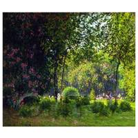 Claude Monet Painting A View Of Park Monceau