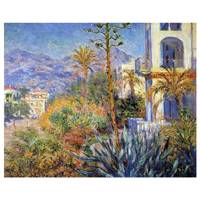 Claude Monet Painting Villas At Bordighera