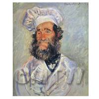 Claude Monet Painting Portrait Of The Chef Pierre Paul